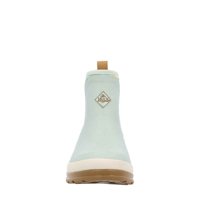 Damen Muck Originals Ankleboots mit Anziehlasche Blau/Blumen-Patchworkmuster