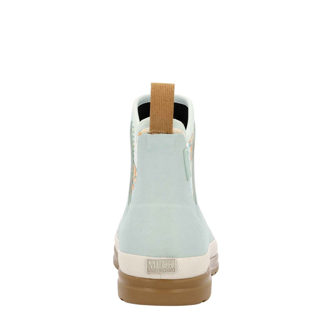 Damen Muck Originals Ankleboots mit Anziehlasche Blau/Blumen-Patchworkmuster