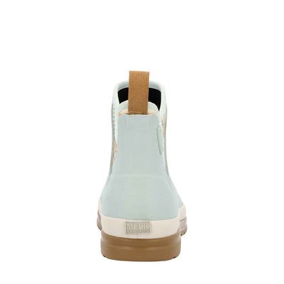 Damen Muck Originals Ankleboots mit Anziehlasche Blau/Blumen-Patchworkmuster