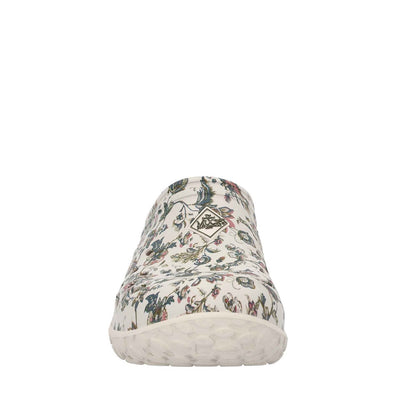 Damen Muckster Lite Clogs Hellgrau/Blumenmuster