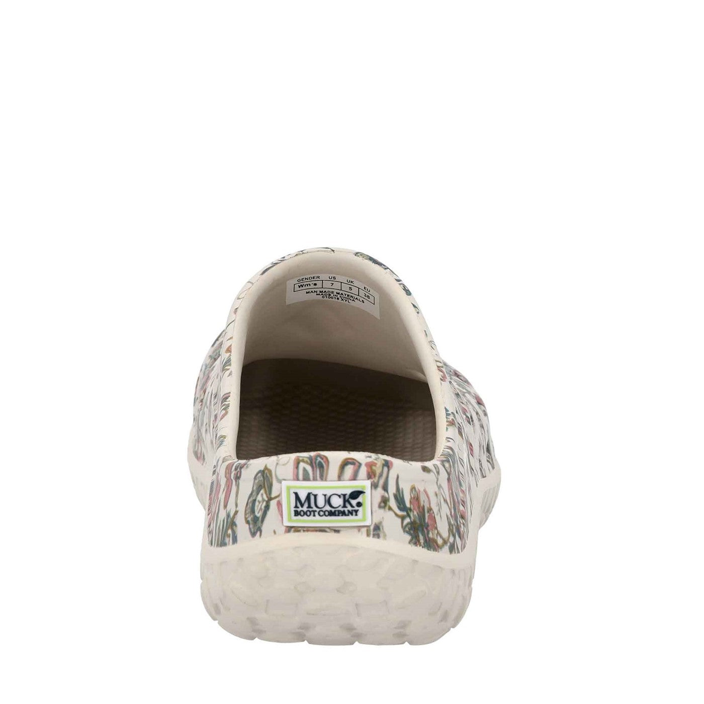 Damen Muckster Lite Clogs Hellgrau/Blumenmuster