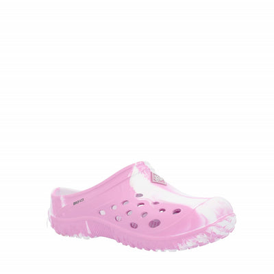 Kinder Muckster Lite Clogs Rosa/Wirbelmuster