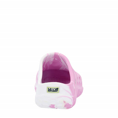 Kinder Muckster Lite Clogs Rosa/Wirbelmuster
