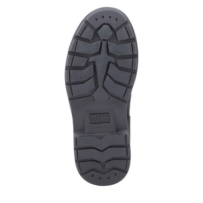Damen Muck Originals Ankleboots mit Anziehlasche Schwarz/Büffel/Karomuster