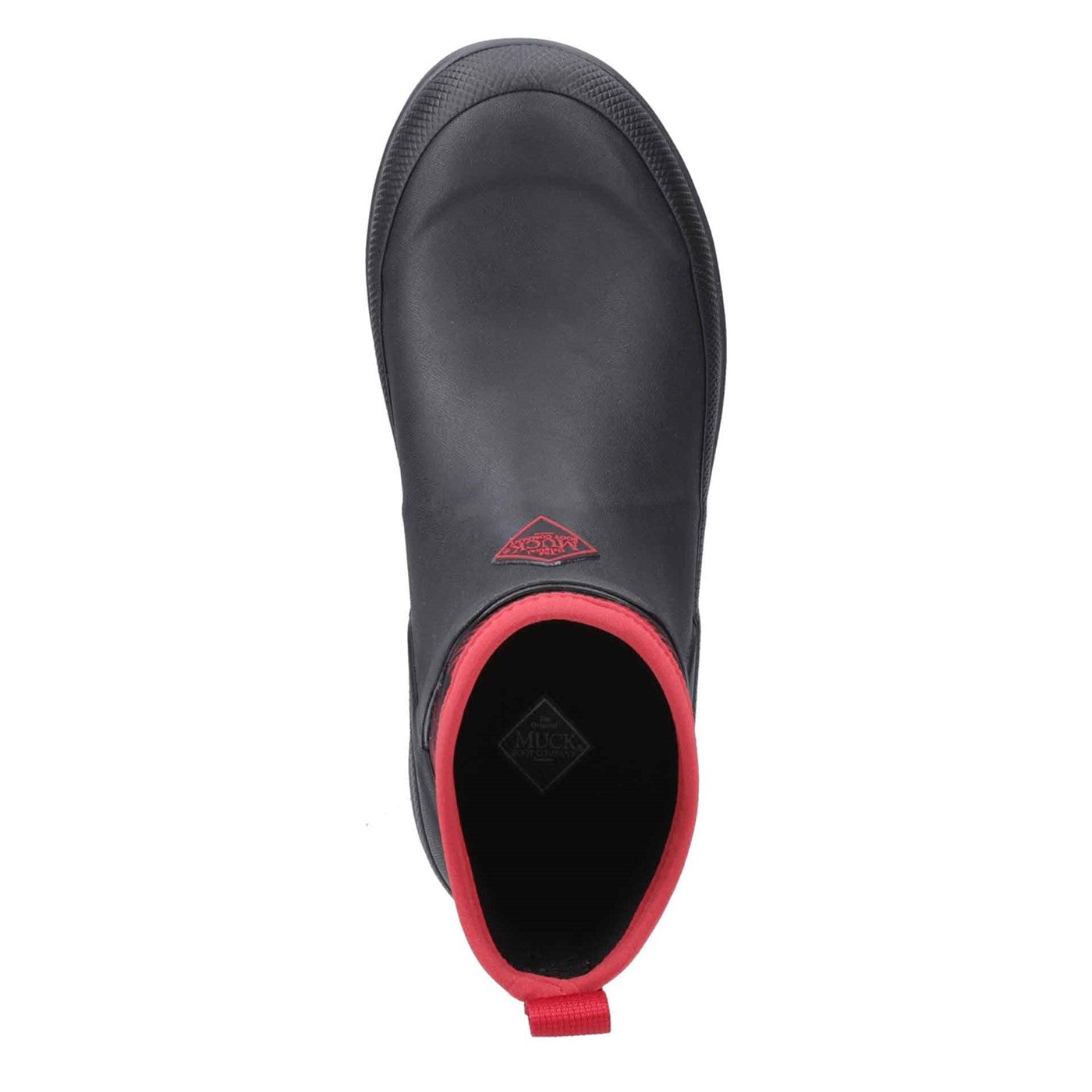 Damen Muck Originals Ankleboots mit Anziehlasche Schwarz/Büffel/Karomuster