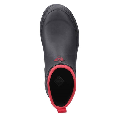 Damen Muck Originals Ankleboots mit Anziehlasche Schwarz/Büffel/Karomuster