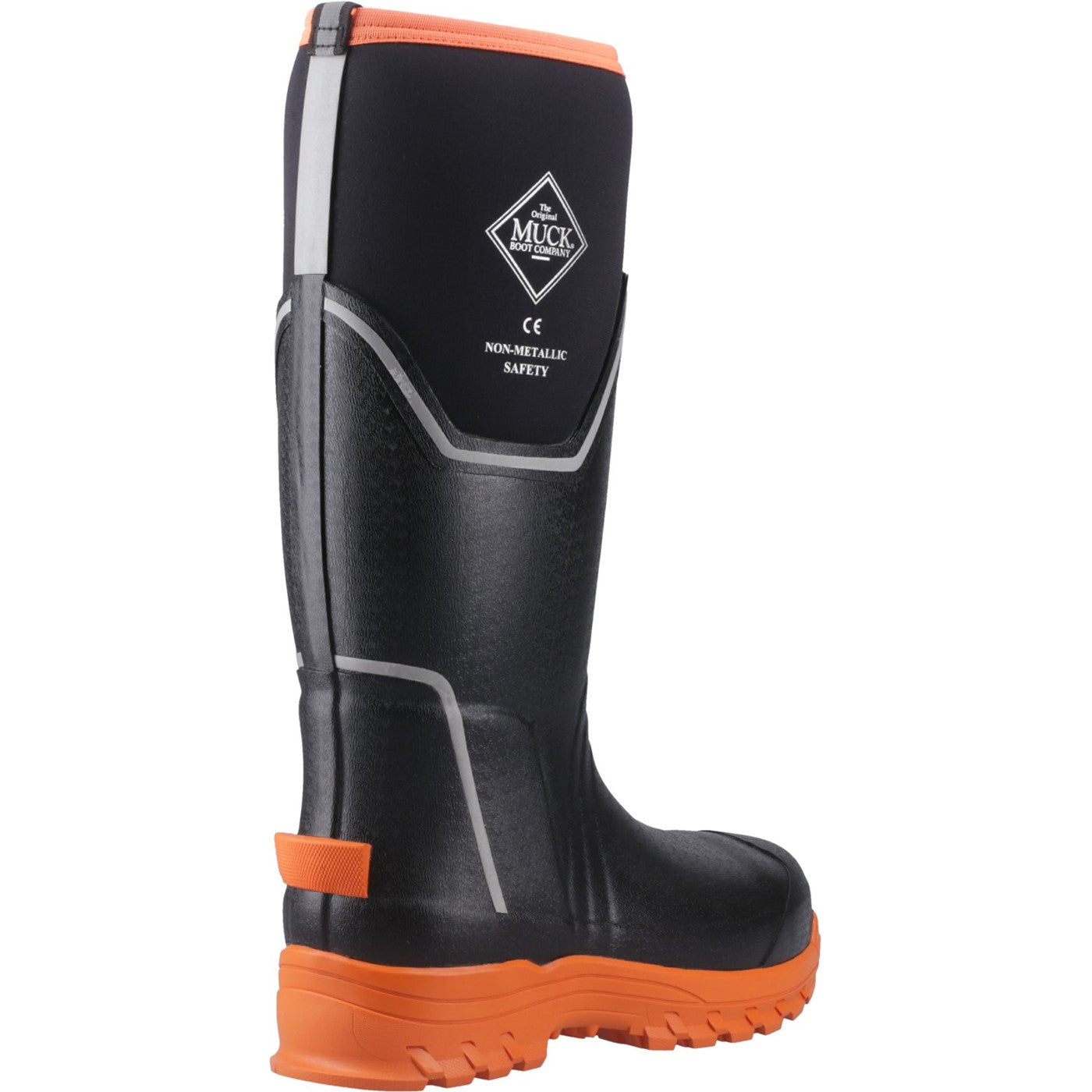 Damen Damen Muck Grit S5 Stiefel Schwarz/Orange