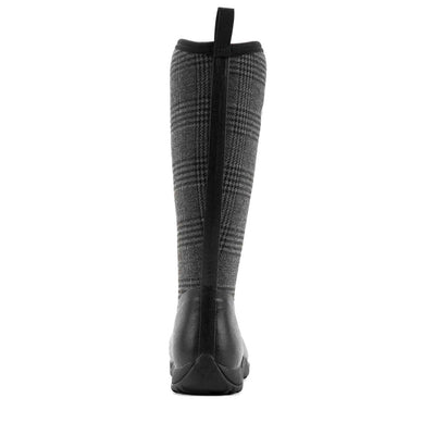 Damen Arctic Adventure Stiefel Schwarz/Karomuster