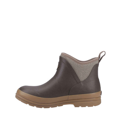 Damen Muck Originals Ankleboots mit Fleecefutter Braun/Karomuster