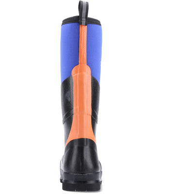 Unisex Chore Max S5 Stiefel mit Zehenbereich aus Stahl Blau/Orange